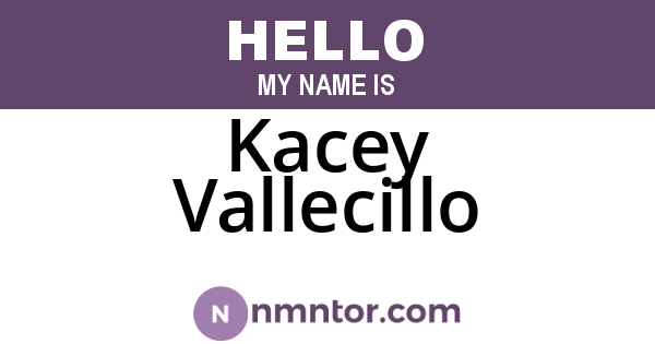 Kacey Vallecillo
