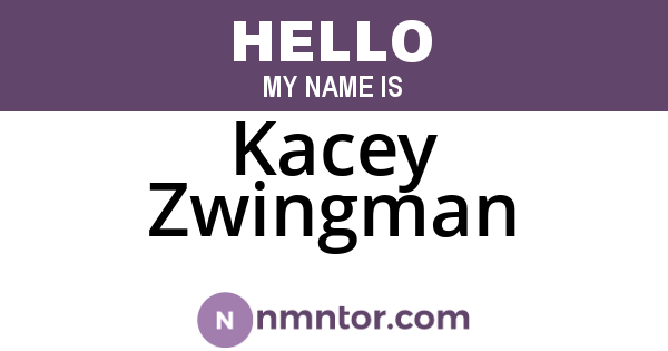 Kacey Zwingman