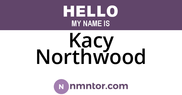Kacy Northwood
