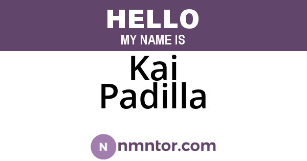 Kai Padilla