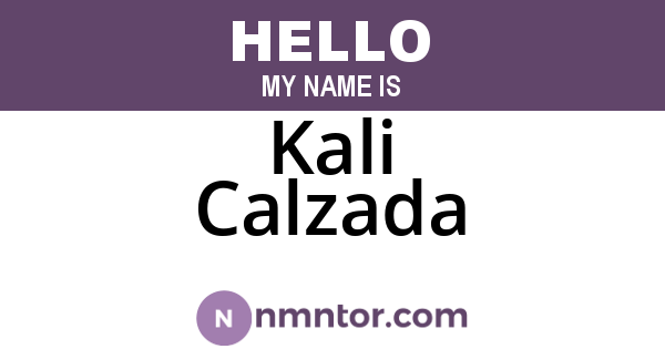 Kali Calzada