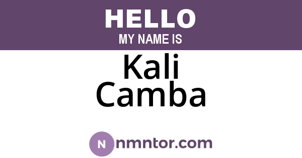 Kali Camba