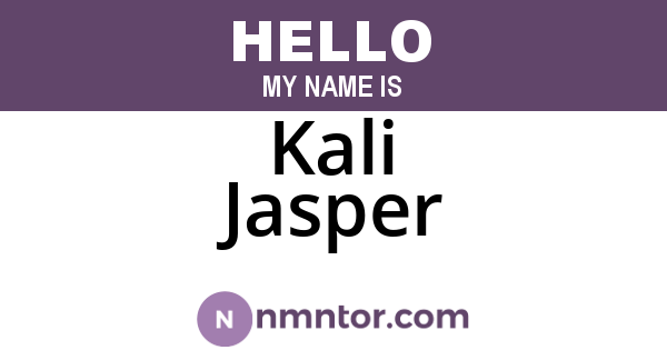 Kali Jasper
