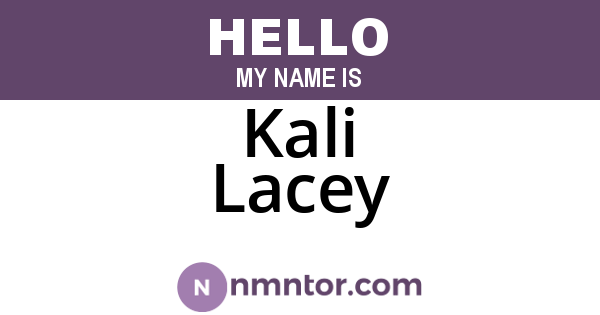 Kali Lacey