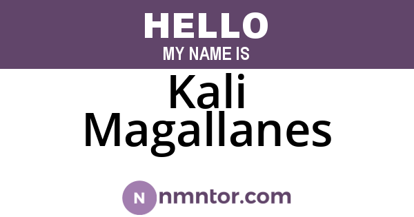 Kali Magallanes