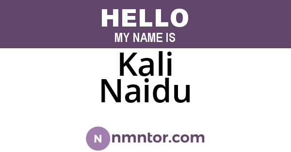 Kali Naidu