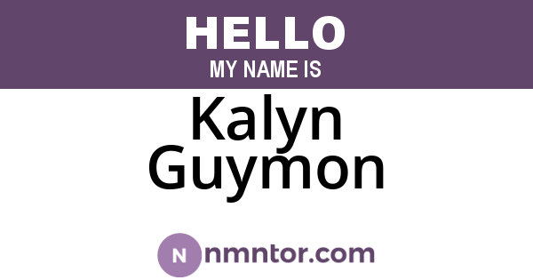 Kalyn Guymon