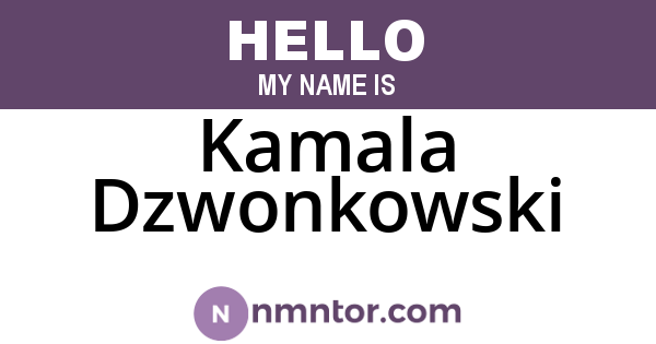 Kamala Dzwonkowski
