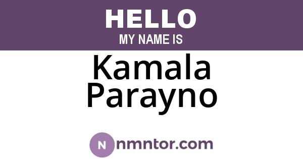 Kamala Parayno