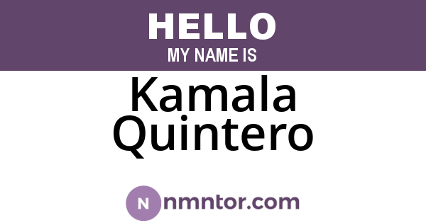 Kamala Quintero