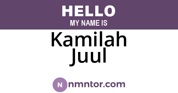 Kamilah Juul