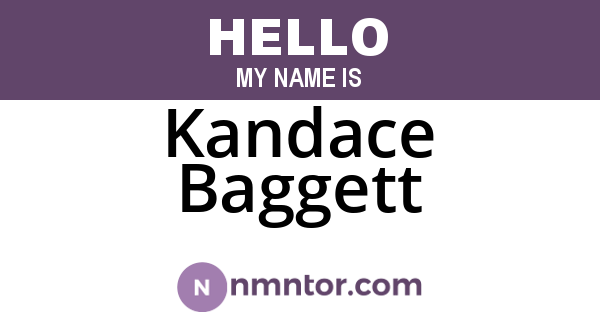 Kandace Baggett