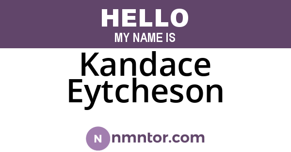 Kandace Eytcheson