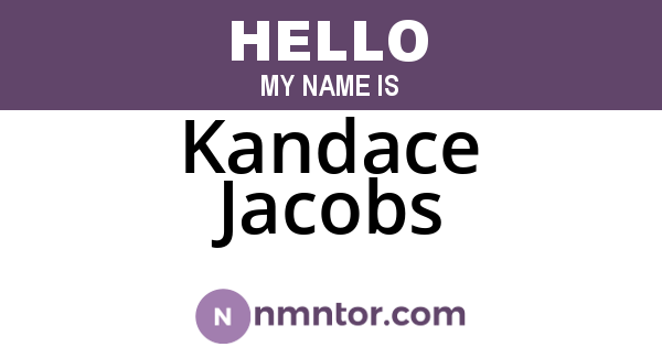 Kandace Jacobs
