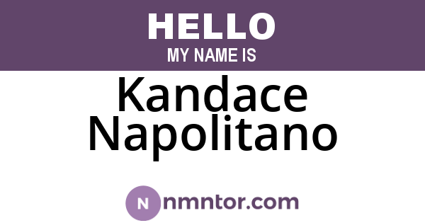 Kandace Napolitano