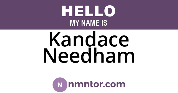Kandace Needham