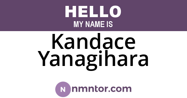 Kandace Yanagihara
