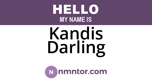 Kandis Darling