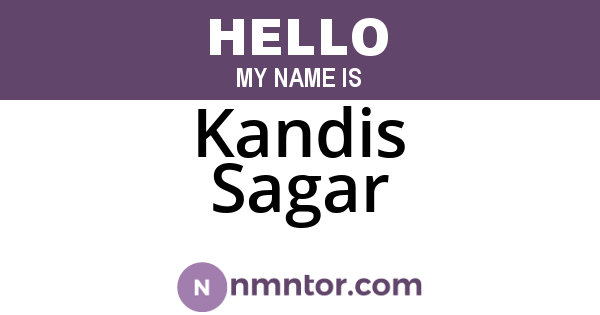 Kandis Sagar