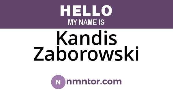 Kandis Zaborowski