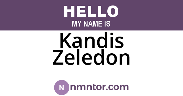 Kandis Zeledon