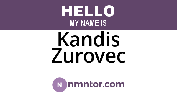 Kandis Zurovec