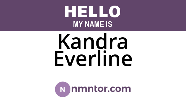 Kandra Everline