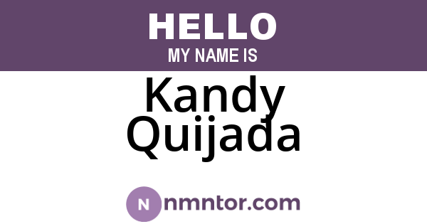 Kandy Quijada