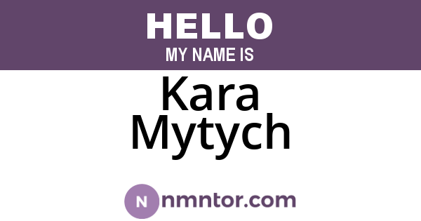 Kara Mytych