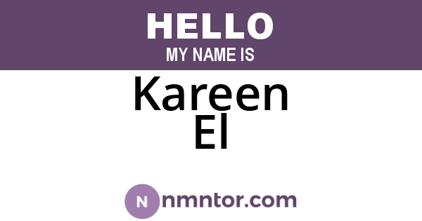 Kareen El