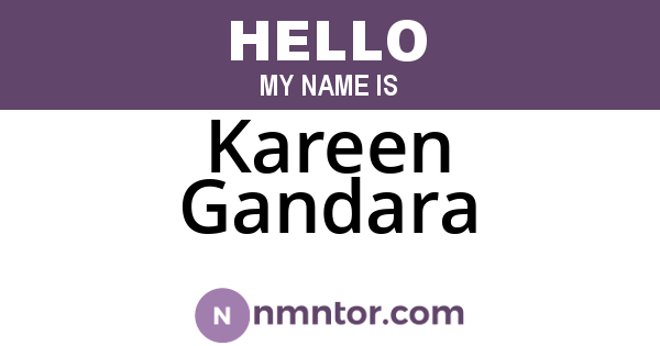 Kareen Gandara