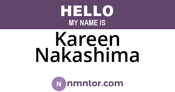 Kareen Nakashima