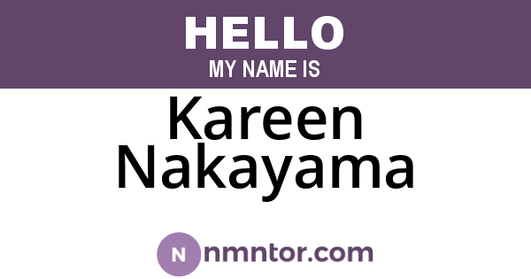 Kareen Nakayama
