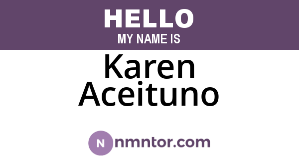 Karen Aceituno