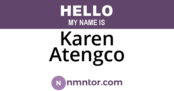 Karen Atengco