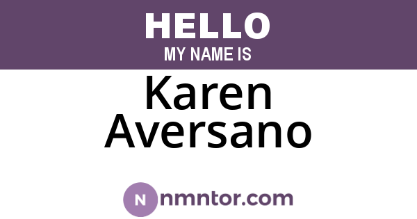 Karen Aversano