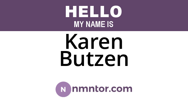 Karen Butzen