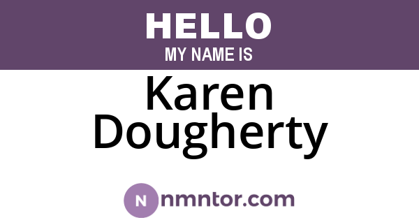 Karen Dougherty