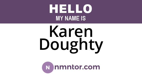 Karen Doughty