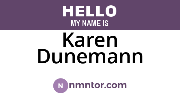 Karen Dunemann
