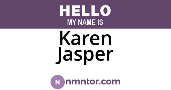 Karen Jasper