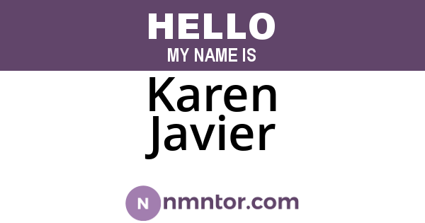 Karen Javier