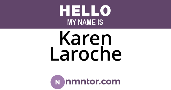 Karen Laroche