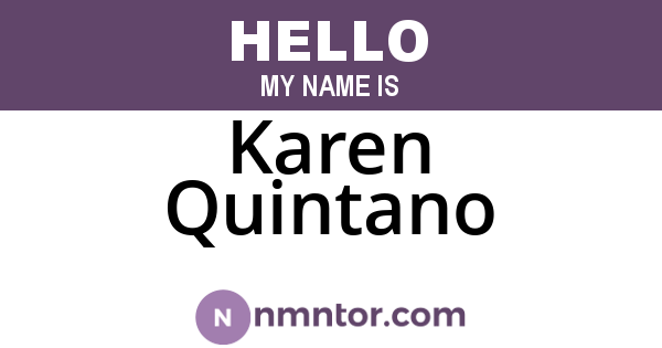 Karen Quintano