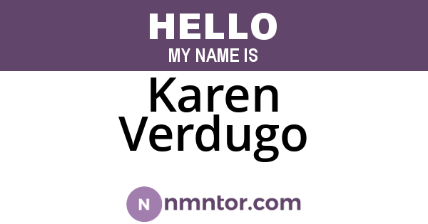 Karen Verdugo