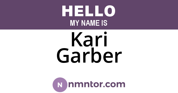Kari Garber