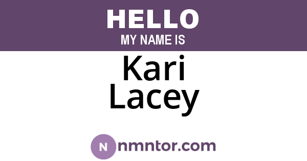 Kari Lacey