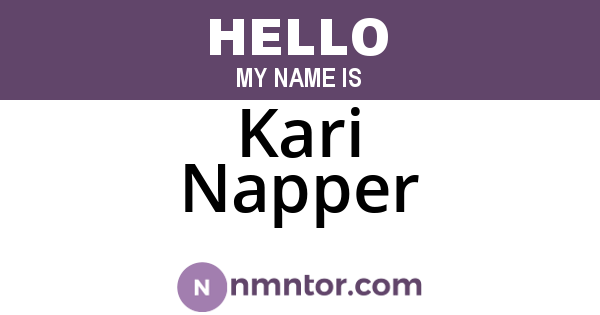 Kari Napper