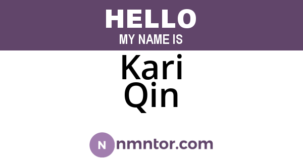 Kari Qin
