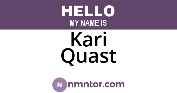 Kari Quast